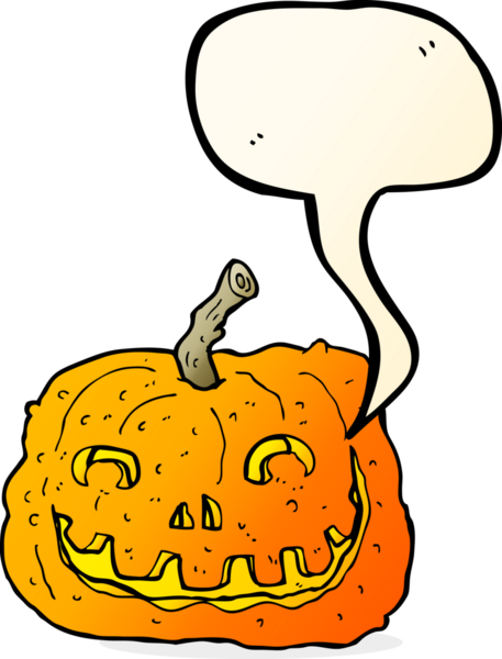 Bir insan tarafından çizilmiş balkabağı.