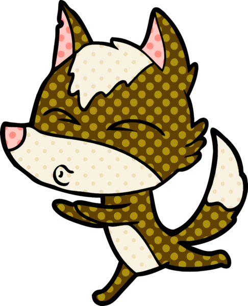 Bir insan tarafından çizilmiş bir kurt düdüğü.