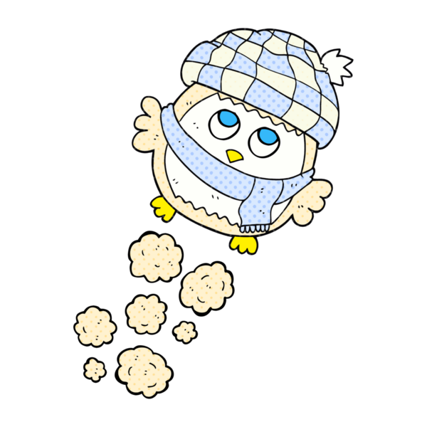 Bir insan tarafından çizilmiş el yazısıyla çizilmiş küçük sevimli bir baykuş.