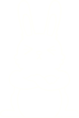 Bir insan tarafından çizilen Tavşan Tebeşiri