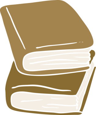 Bir insan tarafından çizilmiş karalama günlüğü kitapları.