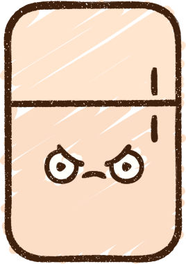 Bir insan tarafından çizilen Buzdolabı Tebeşiri