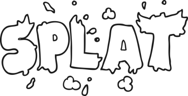 Bir insan tarafından çizilmiş serbest çizim siyah beyaz çizgi film