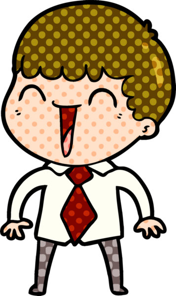 Bir insan tarafından çizilmiş mutlu bir adam.