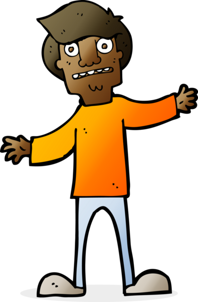 Bir insan tarafından çizilen karikatür adamı şaşırttı