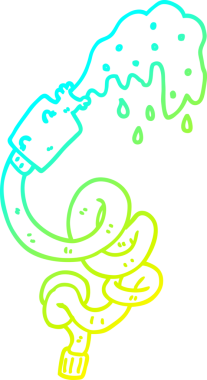 Bir insan tarafından çizilmiş bir karikatür çizimi.