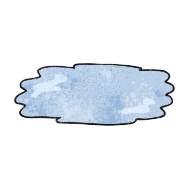 Bir insan tarafından çizilmiş serbest desenli çizgi film birikintisi