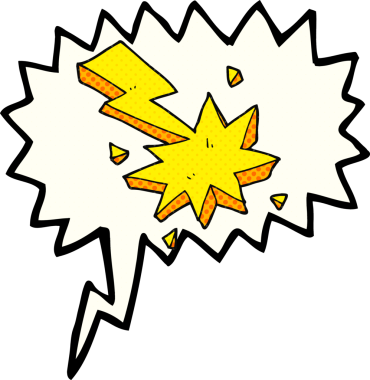 Bir insan tarafından çizilmiş serbest çizilmiş çizgi roman konuşma balonu karikatür grev sembolü