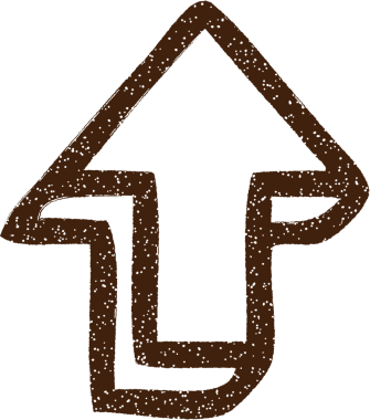 Bir insan tarafından çizilen ok karakalem çizimi