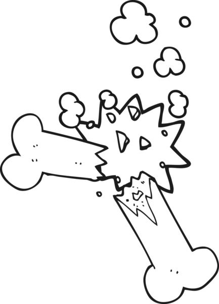 Bir insan tarafından çizilmiş siyah beyaz karikatür.