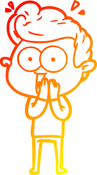 Bir insan tarafından çizilmiş çizgi film karakteri çizimi.