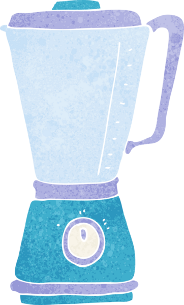 bir insan tarafından çizilmiş mutfak mikseri.