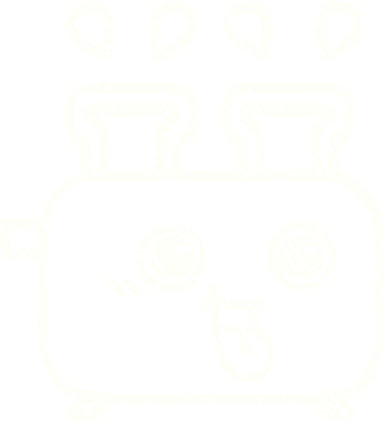 Bir insan tarafından çizilen tost makinesi tebeşiri