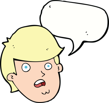 Bir insan tarafından çizilmiş koca çeneli çizgi film adamı.