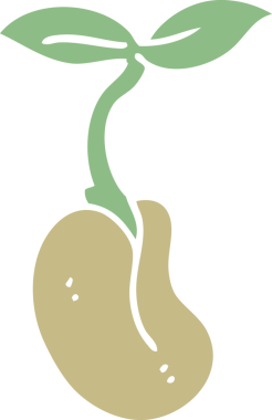 Bir insan tarafından çizilmiş karalama fidanı.