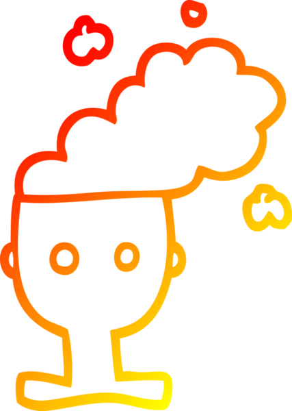 Bir insan tarafından çizilmiş karikatür mücevher kabuğunun sıcak çizgi çizimi