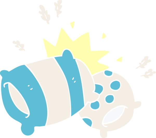 Bir insan tarafından çizilmiş karalama yastık savaşı.