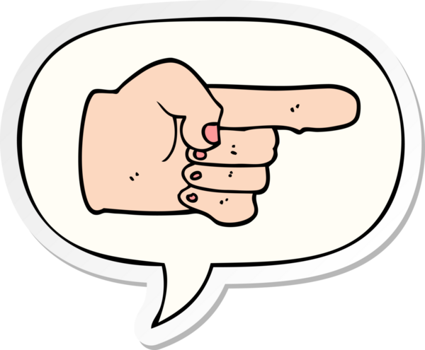 Bir insan tarafından çizilmiş konuşma kabarcığı etiketli bir çizgi film.