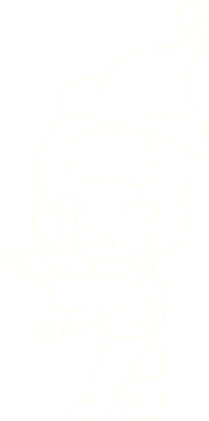 Bir insan tarafından çizilen neşeli uzaylı tebeşiri.