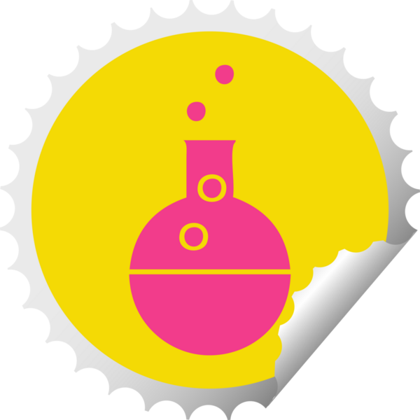 Bir insan tarafından çizilmiş bilimsel bir deneyin dairesel kabuk soyma etiketi.