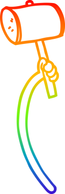 gökkuşağı gradyan çizimi bir insan tarafından çizilmiş eski el hareketlerinin çizimi