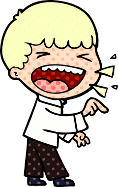 Bir insan tarafından çizilmiş gülen adam.