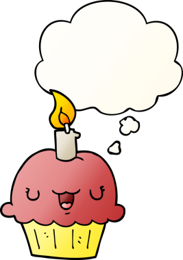 Düşünce baloncuklu çizgi film keki bir insan tarafından çizilmiş.