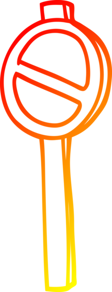 Bir insan tarafından çizilmiş çizgi film uyarısı çizimi.