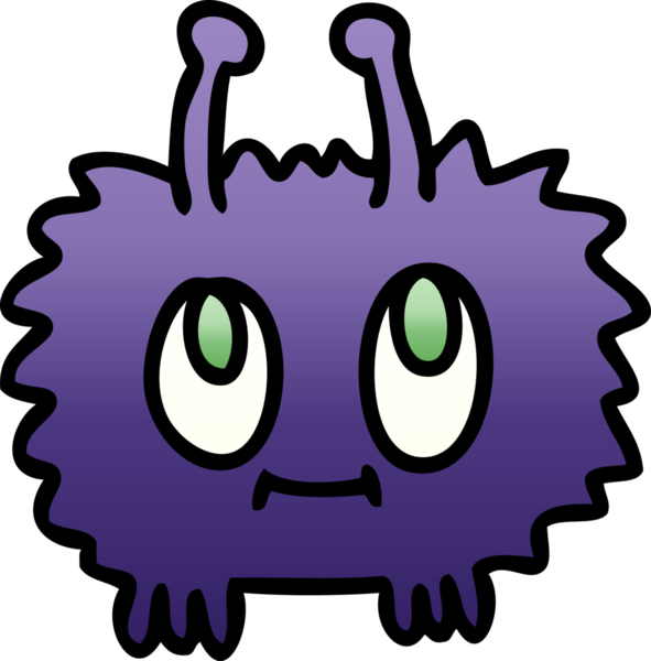 bir insan tarafından çizilmiş gölgelenmiş garip çizgi film uzaylıları