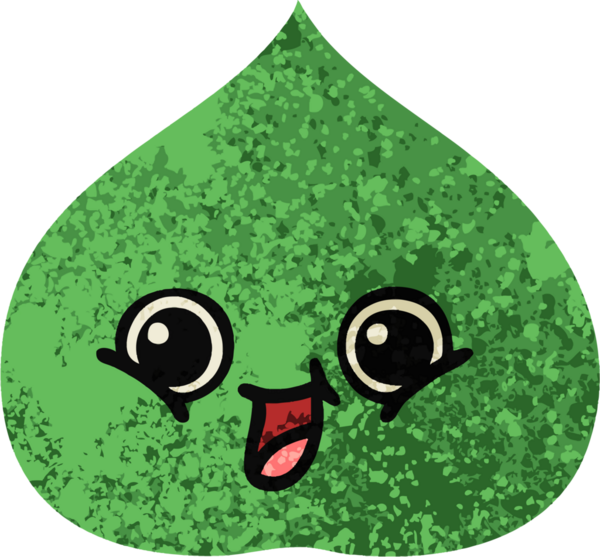 Bir insan tarafından çizilmiş dışavurumsal yaprağın retro çizim tarzı karikatürü