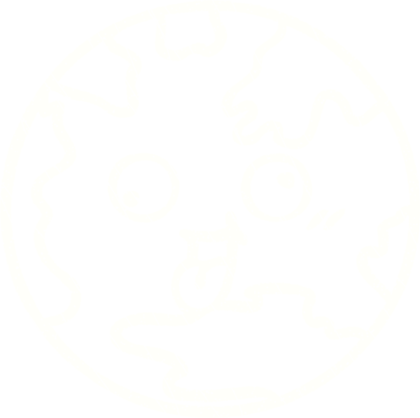 Bir insan tarafından çizilen Dünya Tebeşiri Gezegeni