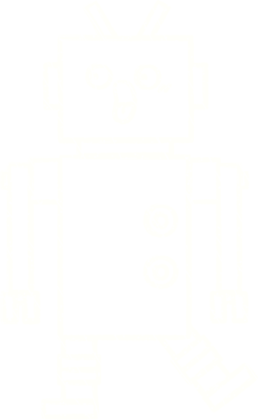 Bir insan tarafından çizilen Kızgın Robot Tebeşiri