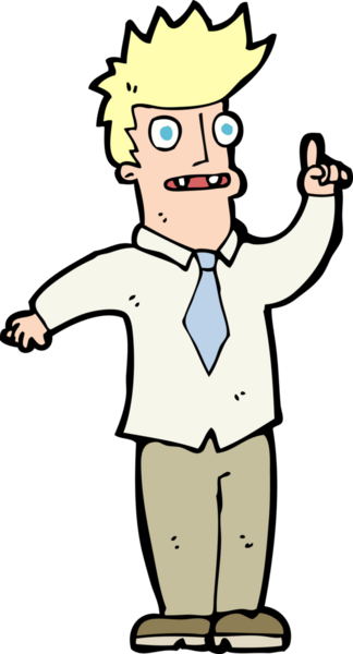 Bir insan tarafından çizilmiş bir fikri olan çizgi film adamı.