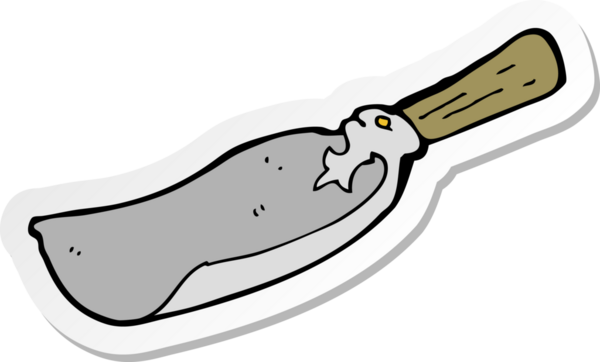 Bir insan tarafından çizilmiş eski bir kürek çıkartması.