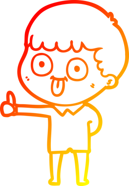 Bir insan tarafından çizilmiş çizgi film karakteri.