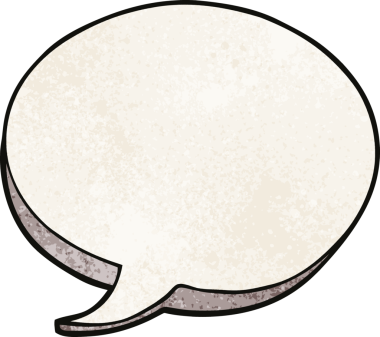 bir insan tarafından çizilmiş karalama ifade kabarcığı