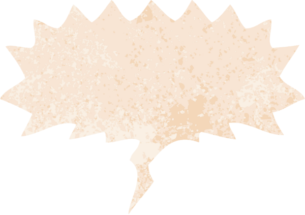 bir insan tarafından çizilmiş konuşma balonlu bir karikatür.