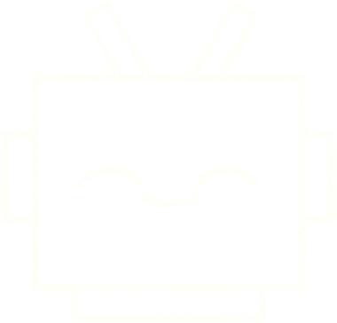 Bir insan tarafından çizilen robot tebeşiri.