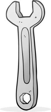 Bir insan tarafından çizilmiş serbest çizgi film anahtarı.