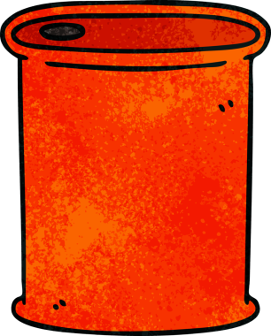 Bir insan tarafından çizilmiş tuhaf bir çizgi film.