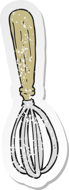 Bir insan tarafından çizilmiş karikatür çırpıcısının gerilimli yapıştırması.