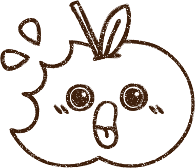 Isırılmış Elma Kömürü Bir insan tarafından çizilmiş