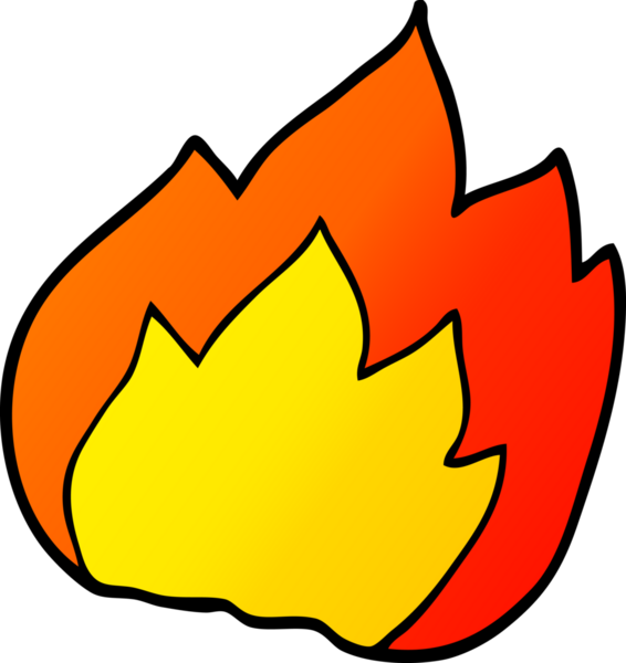 Bir insan tarafından çizilmiş karalama ateşi