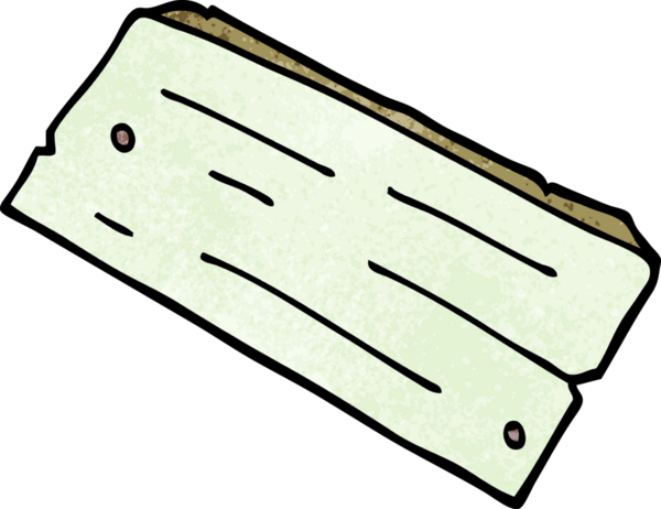 Bir insan tarafından çizilmiş ahşap karalama tahtası.