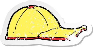 Bir insan tarafından çizilmiş bir çizgi film kapağının gerilimli çıkartması.