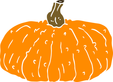 Bir insan tarafından çizilmiş karalama balkabağı.