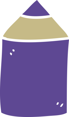 Bir insan tarafından çizilmiş karalama renkli kalem.