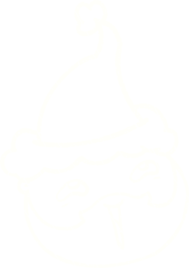 Bir insan tarafından çizilmiş Noel Baba Tebeşiri