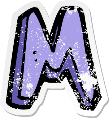 Bir insan tarafından çizilmiş bir karikatürün gerilimli yapıştırması.