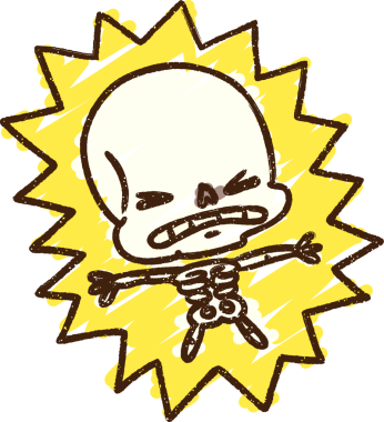 Bir insan tarafından çizilen elektrikli tebeşir